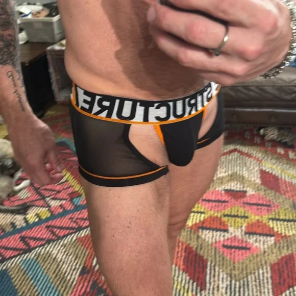 NWT private structure, brand men’s boxer, brief thong, chaps, hybrid - Picture 2 of 11